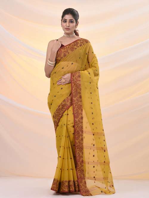 women self design tant saree - 21961436 -  Standard Image - 0