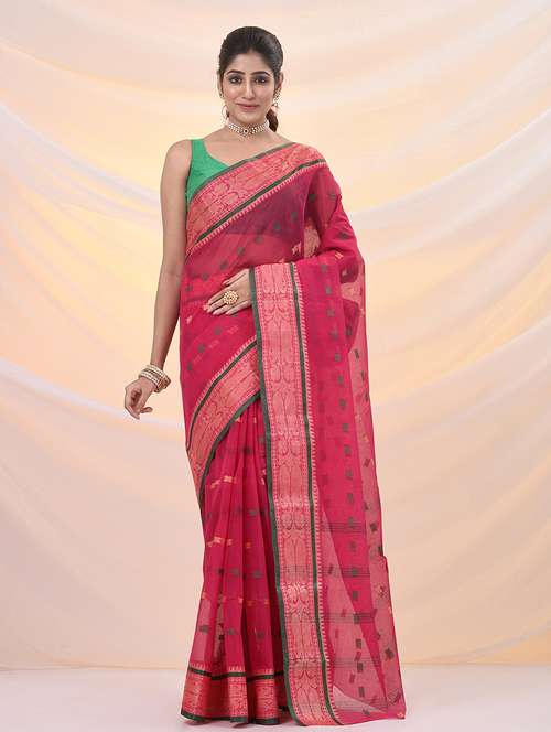 women self design tant saree - 21961437 -  Standard Image - 0