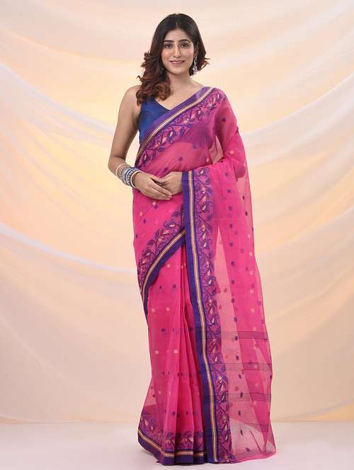 women self design tant saree - 21961442 -  Standard Image - 0