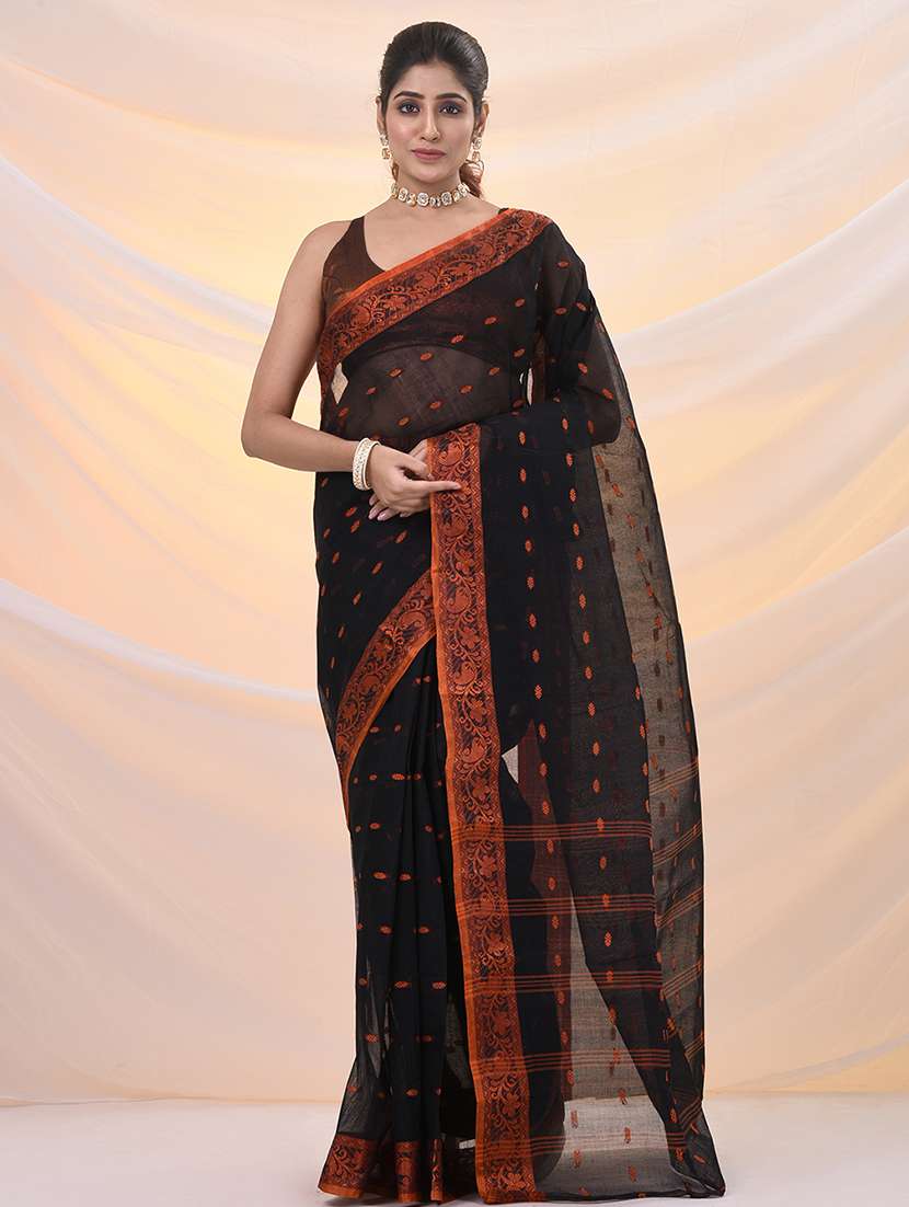 women self design tant saree - 21961445 - Zoom Image - 0