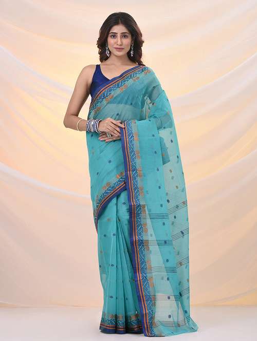 women self design tant saree - 21961446 - Standard Image - 0