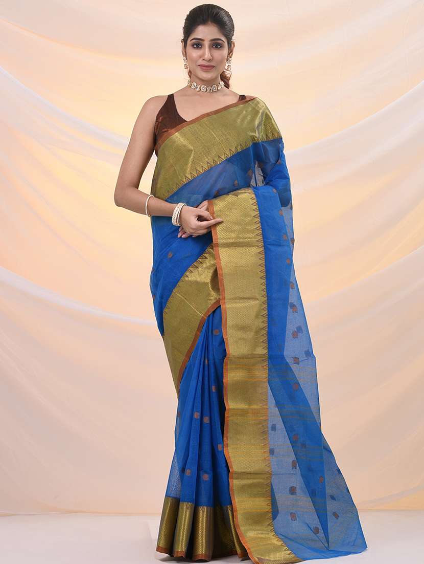 women self design tant saree