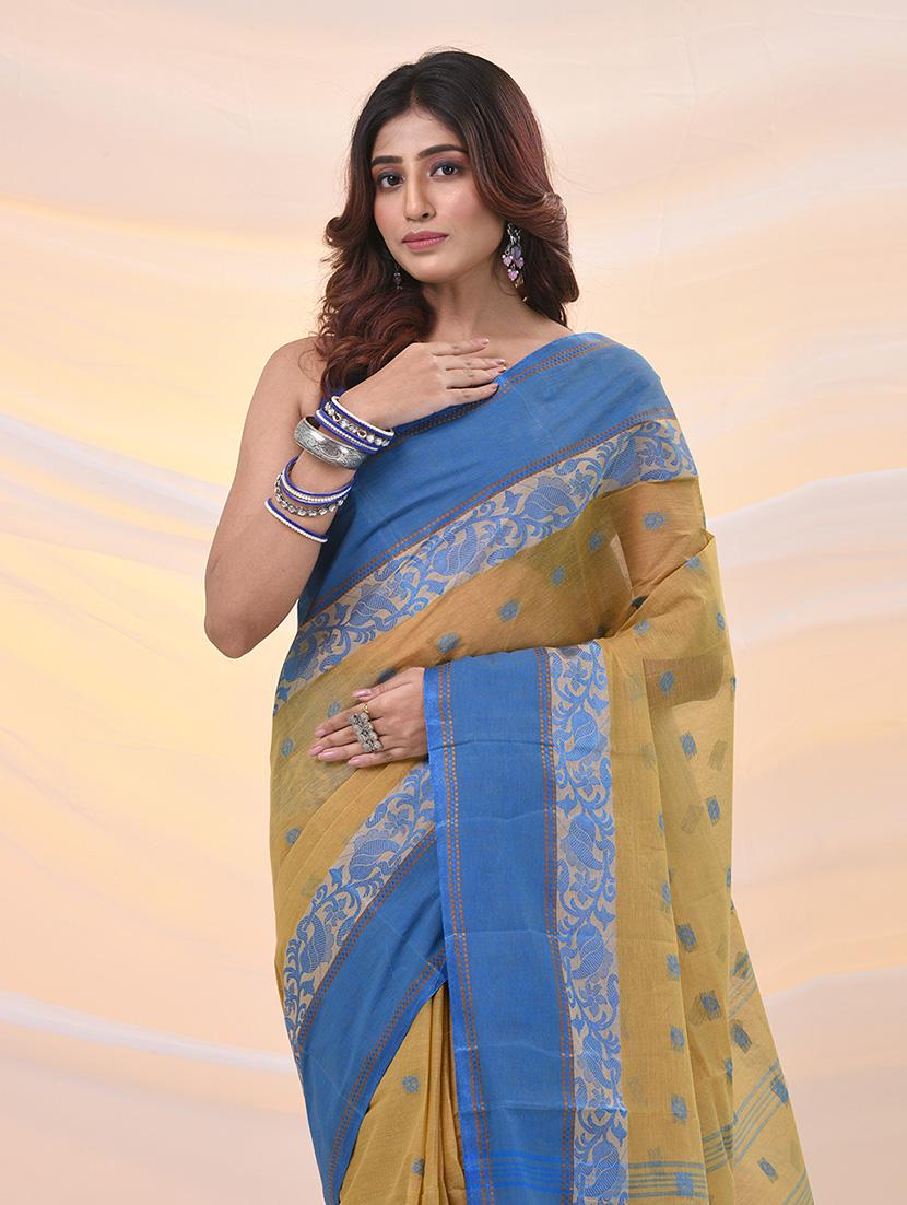 women self design tant saree - 21961458 - Standard Image - 3