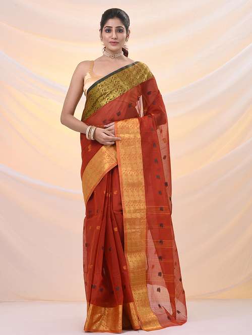 women self design tant saree - 21961464 -  Standard Image - 0