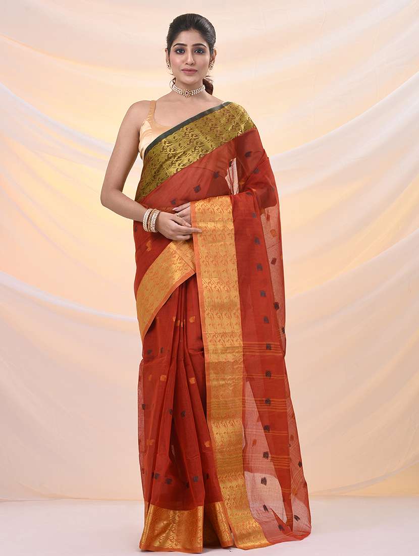 women self design tant saree - 21961464 -  Zoom Image - 0