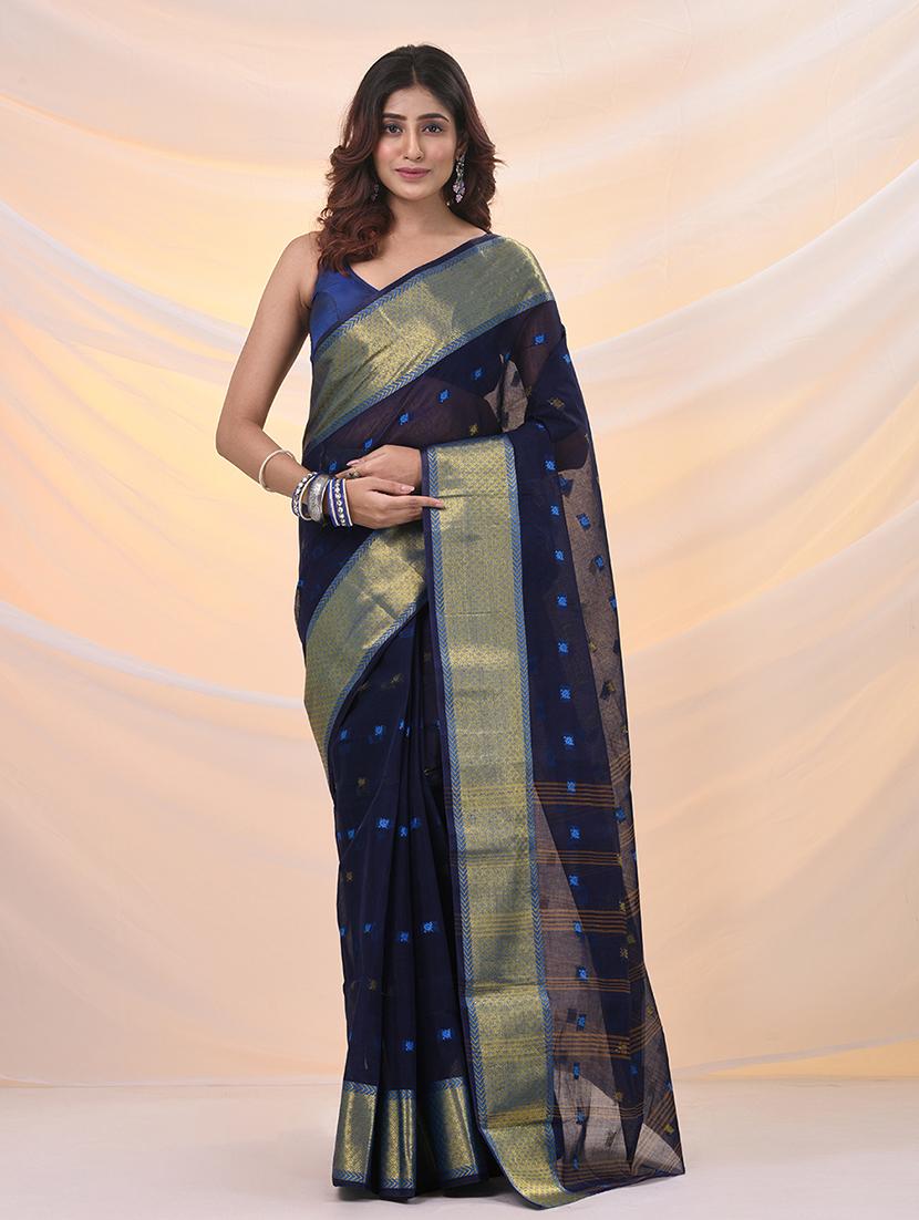 women self design tant saree - 21961466 - Zoom Image - 0
