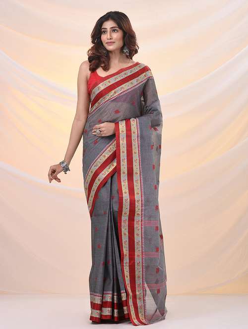 women self design tant saree - 21961467 -  Standard Image - 0