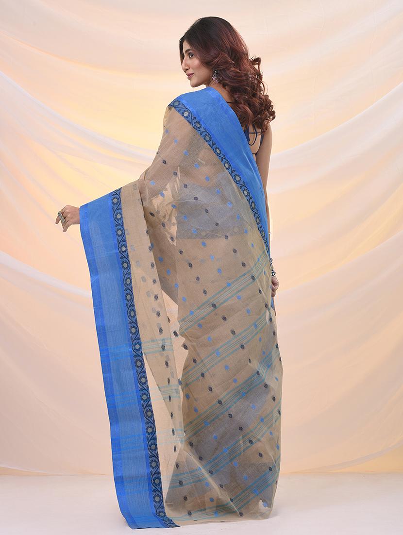 women self design tant saree - 21961468 - Standard Image - 3