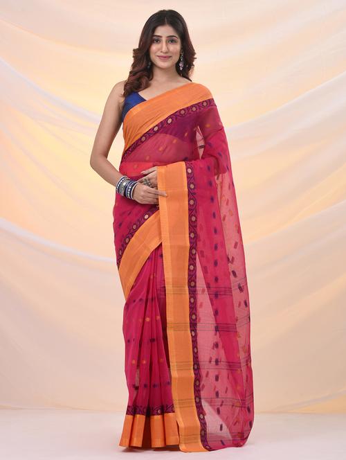 women self design tant saree - 21961470 - Standard Image - 0