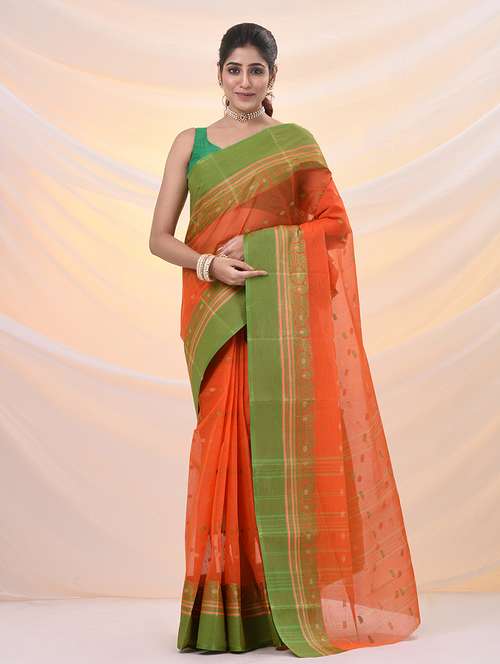 women self design tant saree - 21961474 -  Standard Image - 0