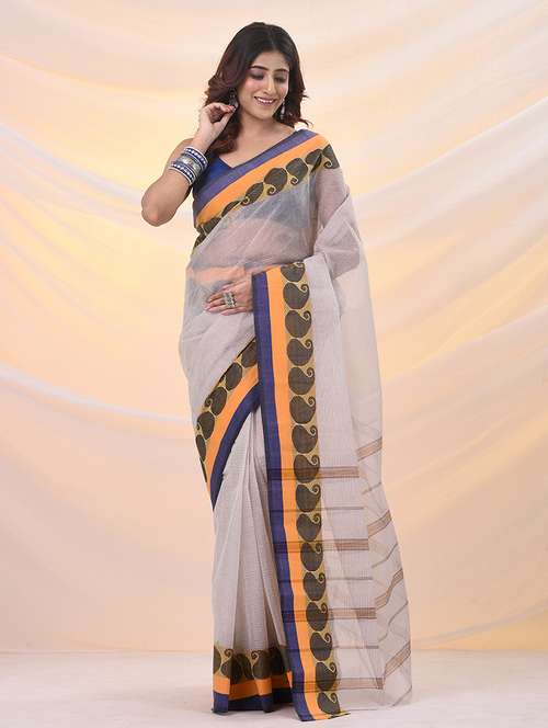 women self design tant saree - 21961479 -  Standard Image - 0