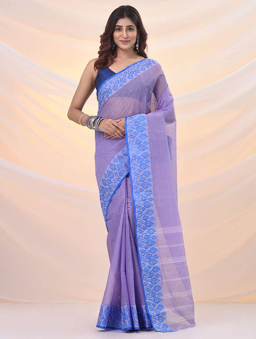 women self design tant saree