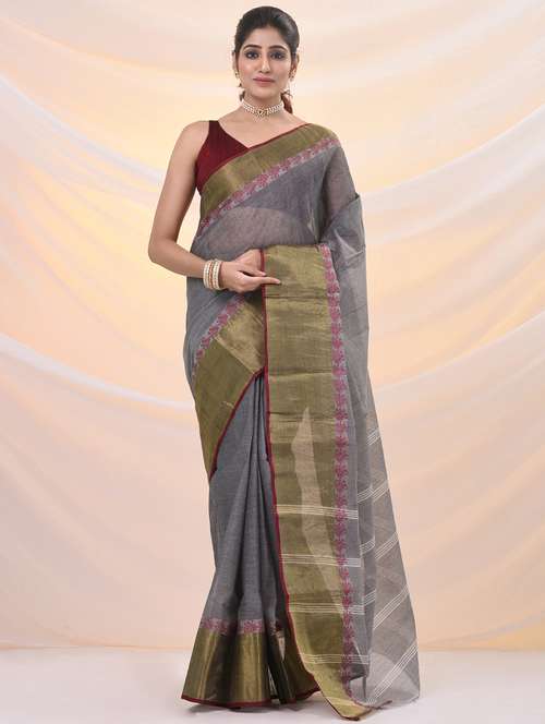 women self design tant saree - 21961493 -  Standard Image - 0
