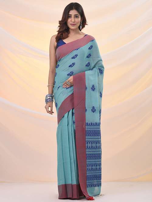 women self design handloom saree with blouse - 21961500 - Standard Image - 0