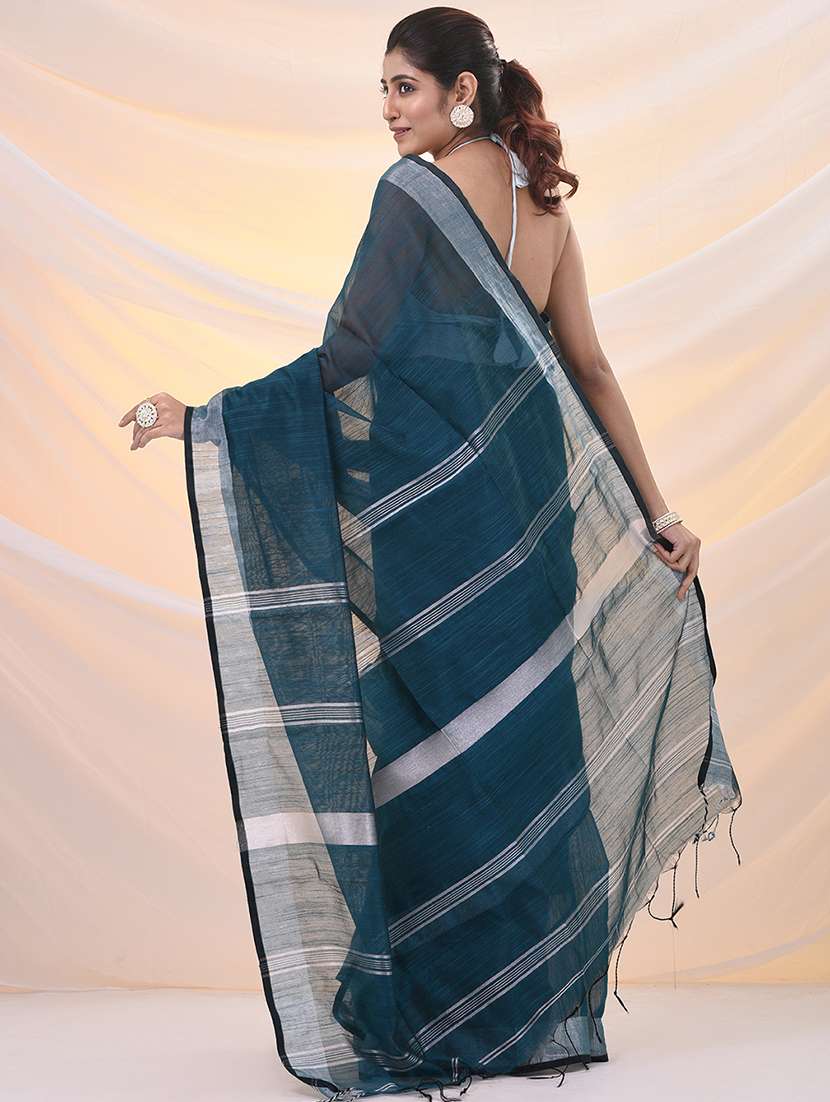 women self design handloom saree with blouse - 21961501 -  Standard Image - 3