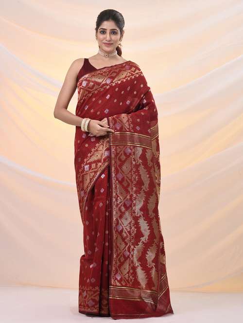 women self design jamdani saree - 21961506 -  Standard Image - 0