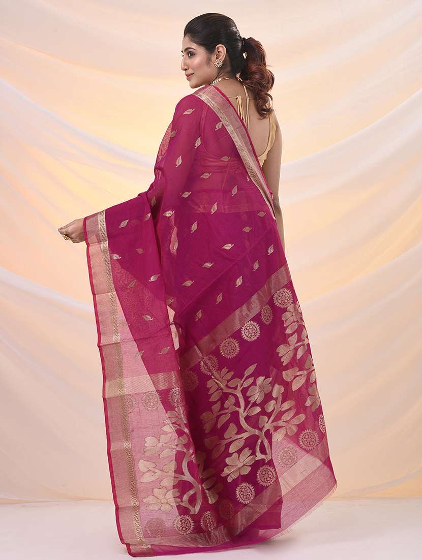 women self design jamdani saree - 21961513 - Standard Image - 3