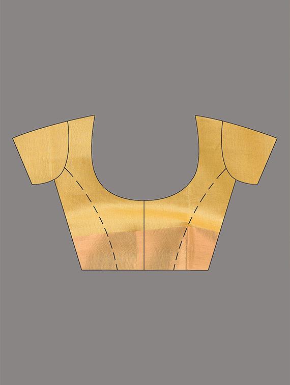 women solid with bordered saree with blouse - 21961514 - Standard Image - 5