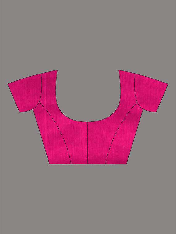 women solid with work embellished saree with blouse - 21961522 -  Standard Image - 5