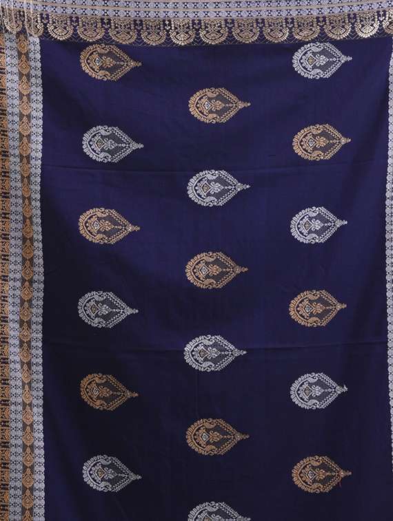women self design handloom saree with blouse - 21961534 -  Standard Image - 5