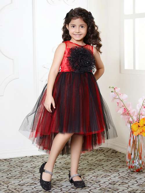 girls embellished sleeveless high low dress - 21961542 -  Standard Image - 0