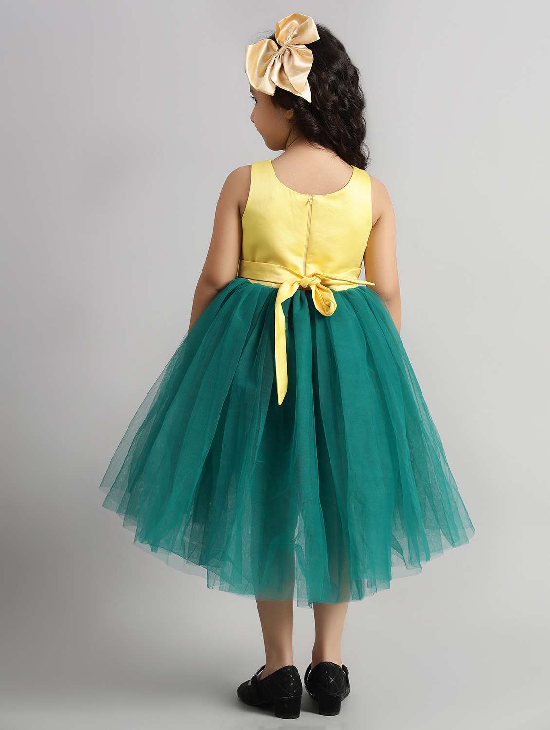 girls printed sleeveless high low dress - 21961556 -  Standard Image - 3