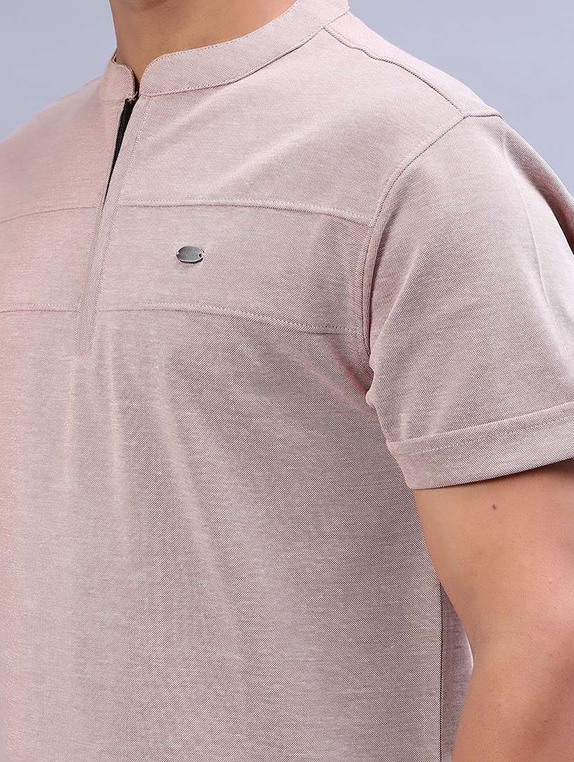 men solid short sleeve regular fit t-shirt - 21961710 -  Standard Image - 3