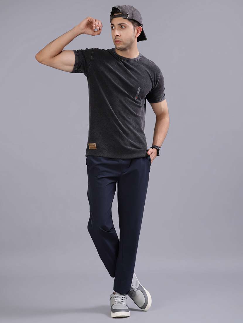 men solid short sleeve regular fit t-shirt - 21961735 -  Standard Image - 3