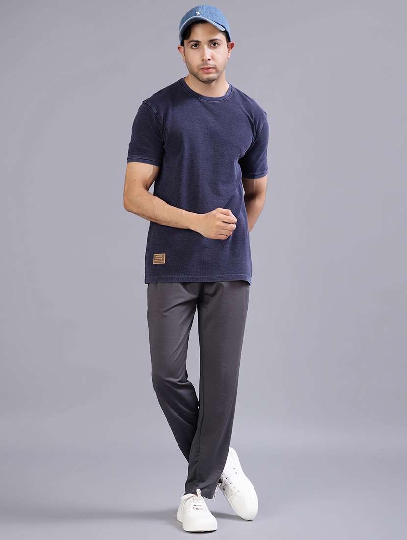 men solid short sleeve regular fit t-shirt - 21961738 -  Standard Image - 3