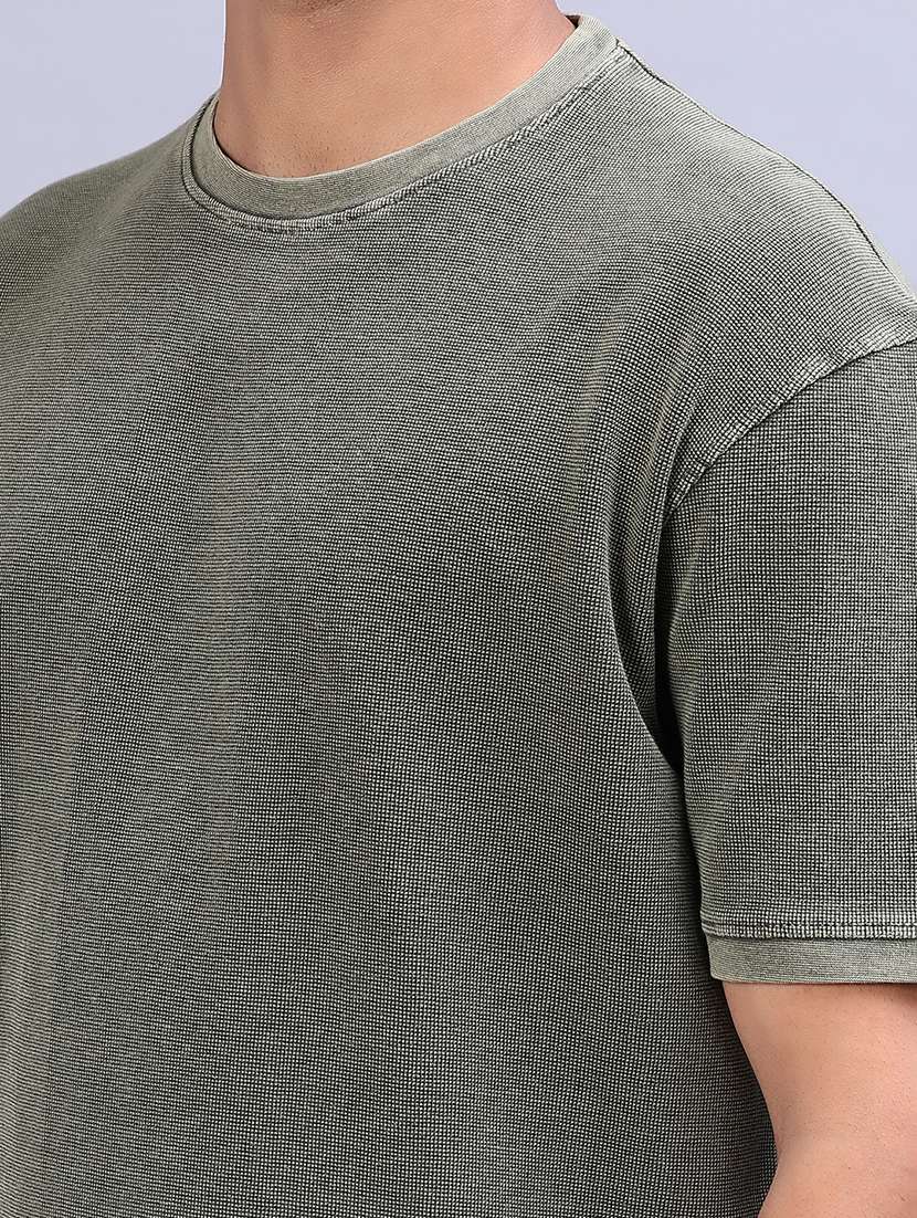 men solid short sleeve regular fit t-shirt - 21961740 -  Standard Image - 3