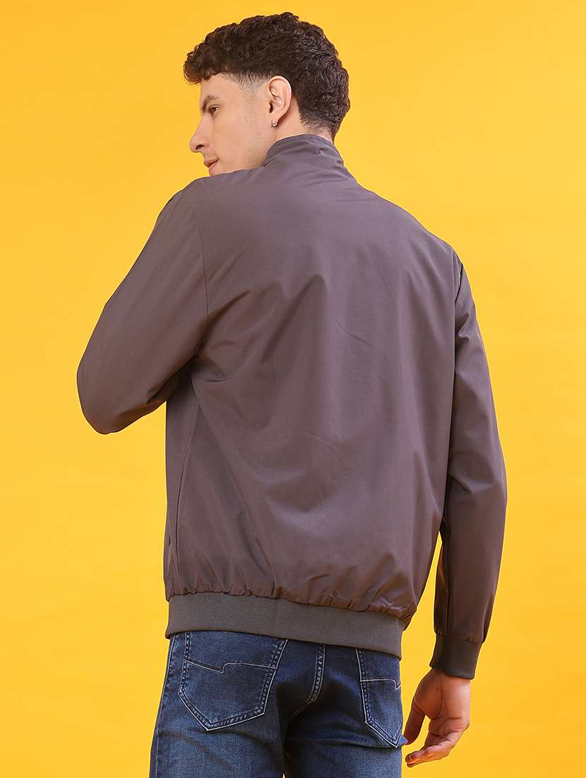 men solid long sleeve regualr fit casual jacket - 21961745 -  Standard Image - 3