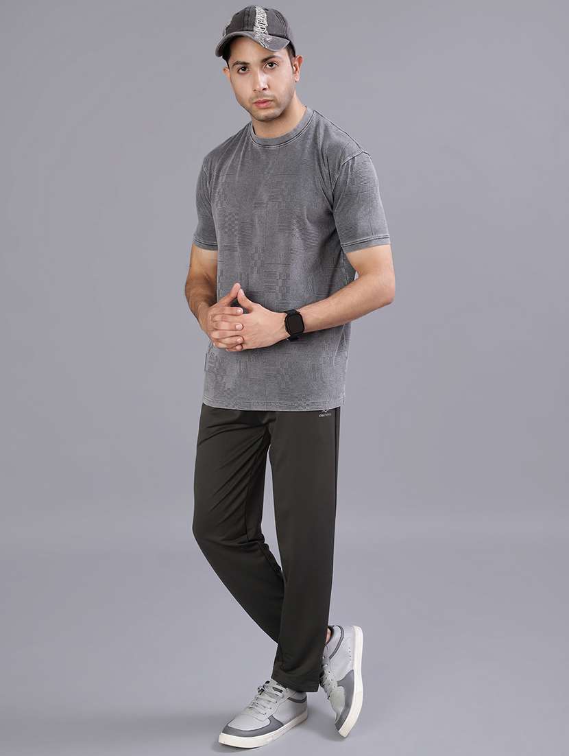 men self design short sleeve regular fit t-shirt - 21961801 -  Standard Image - 3