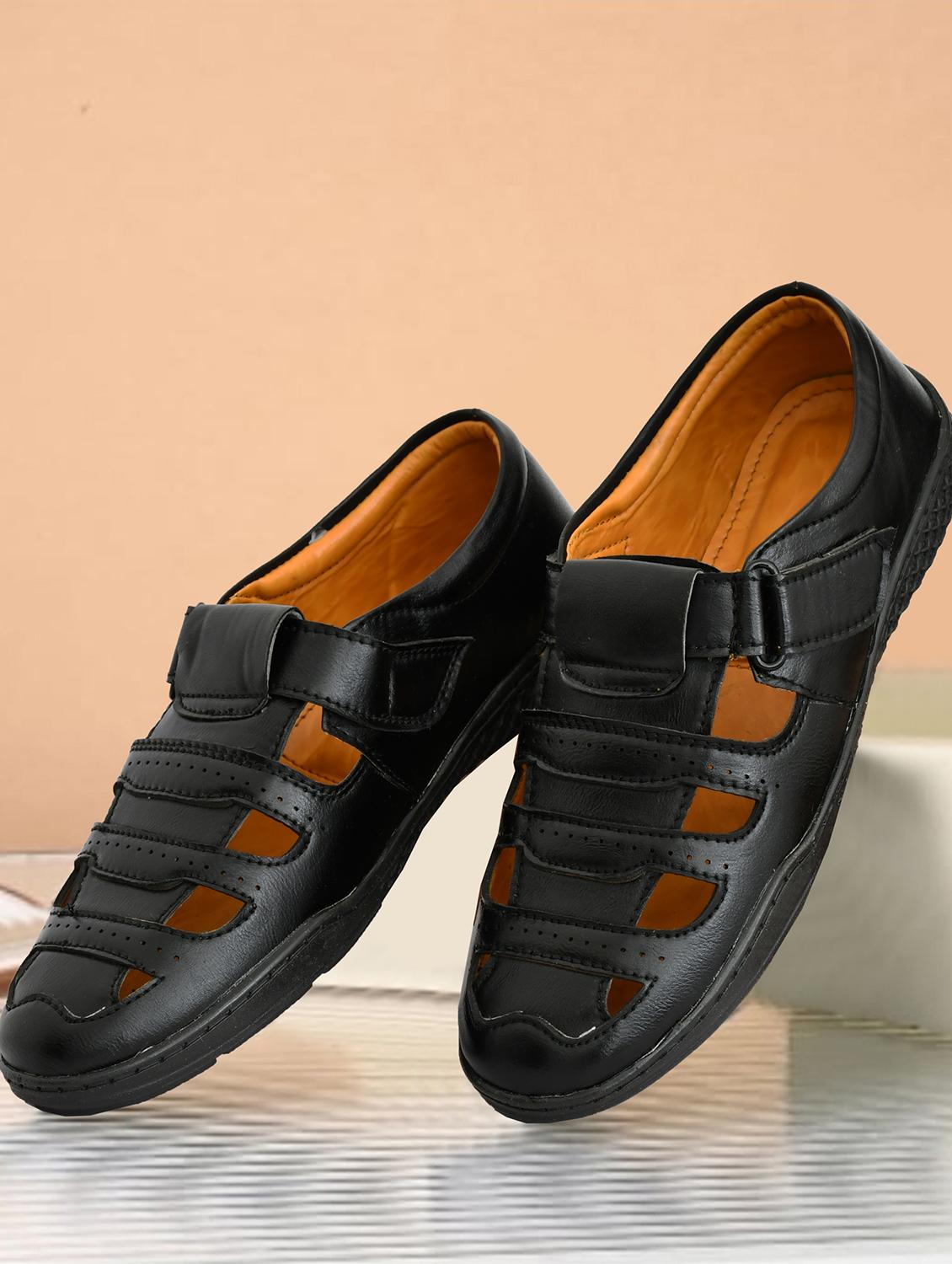 men black fisherman sandal - 21961891 -  Zoom Image - 0