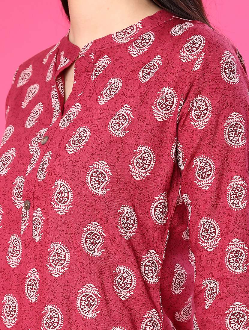 women printed kurta and palazzo set - 21961978 -  Standard Image - 5