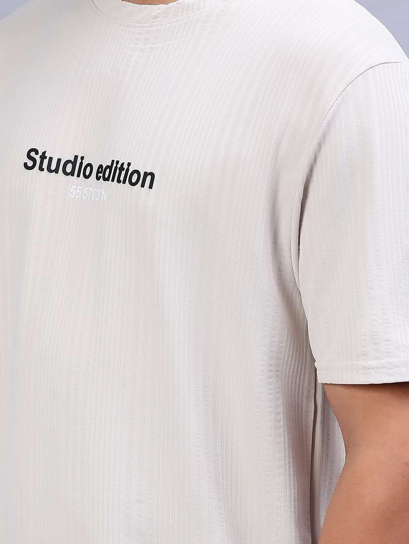 men chest print short sleeve regular fit t-shirt - 21961984 -  Standard Image - 3