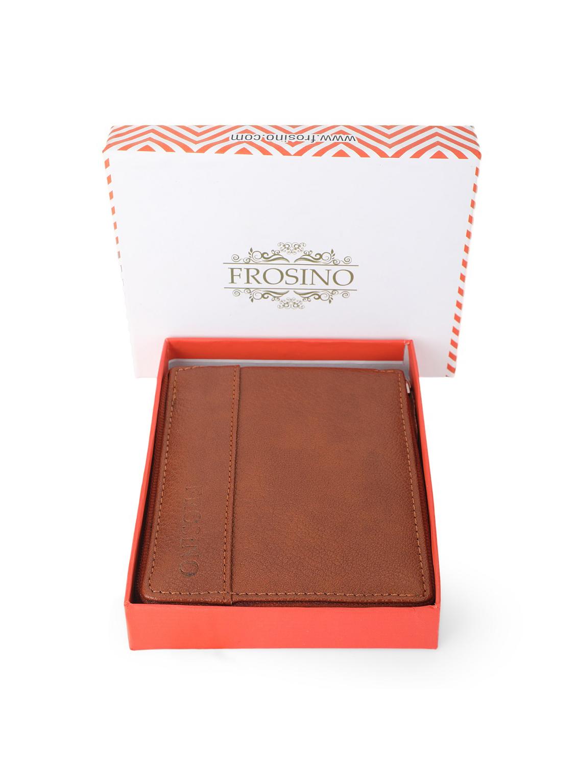 tan solid leatherette wallet - 21962008 - Zoom Image - 0