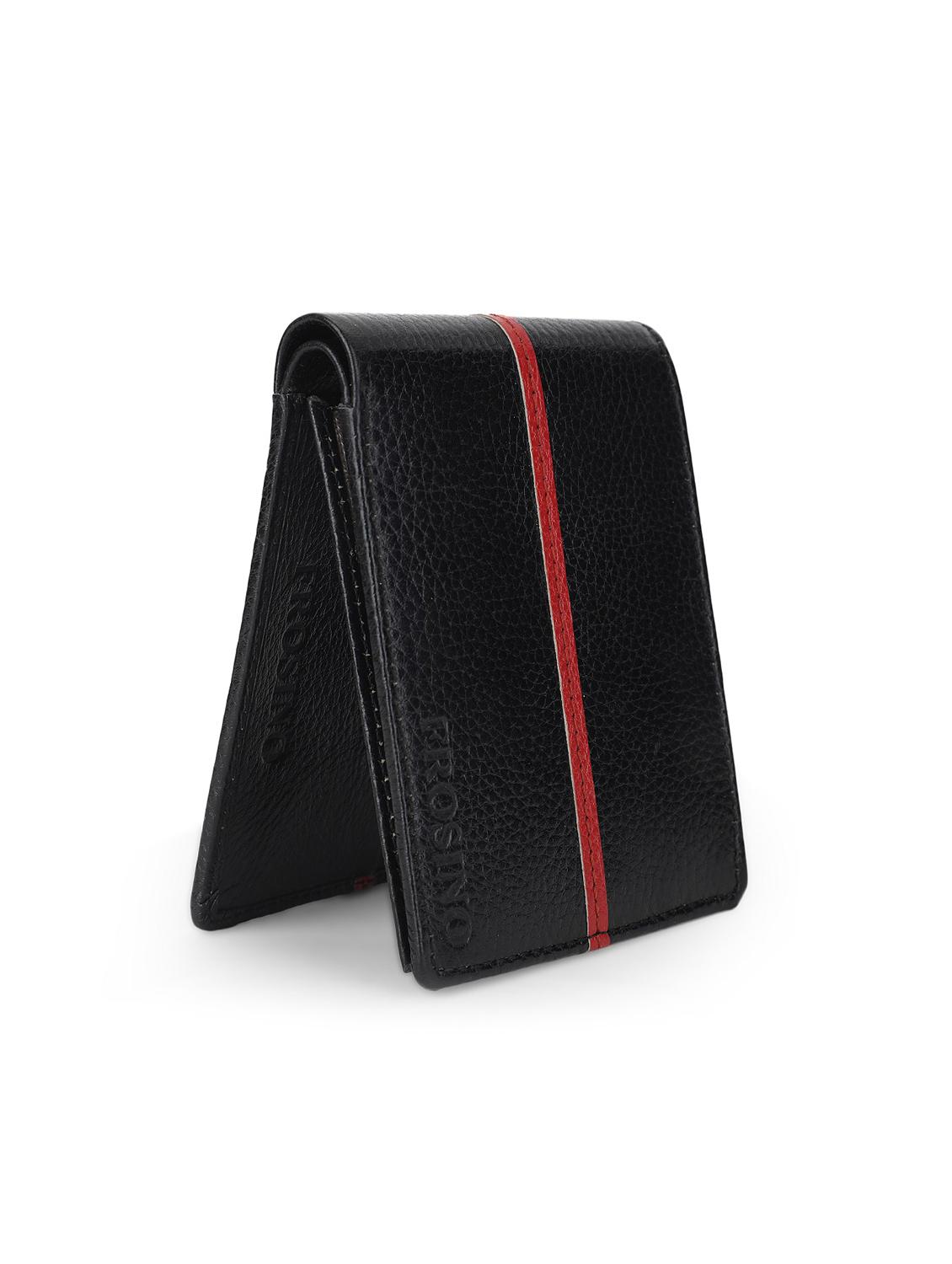men black striped leatherette wallet - 21962013 - Standard Image - 3