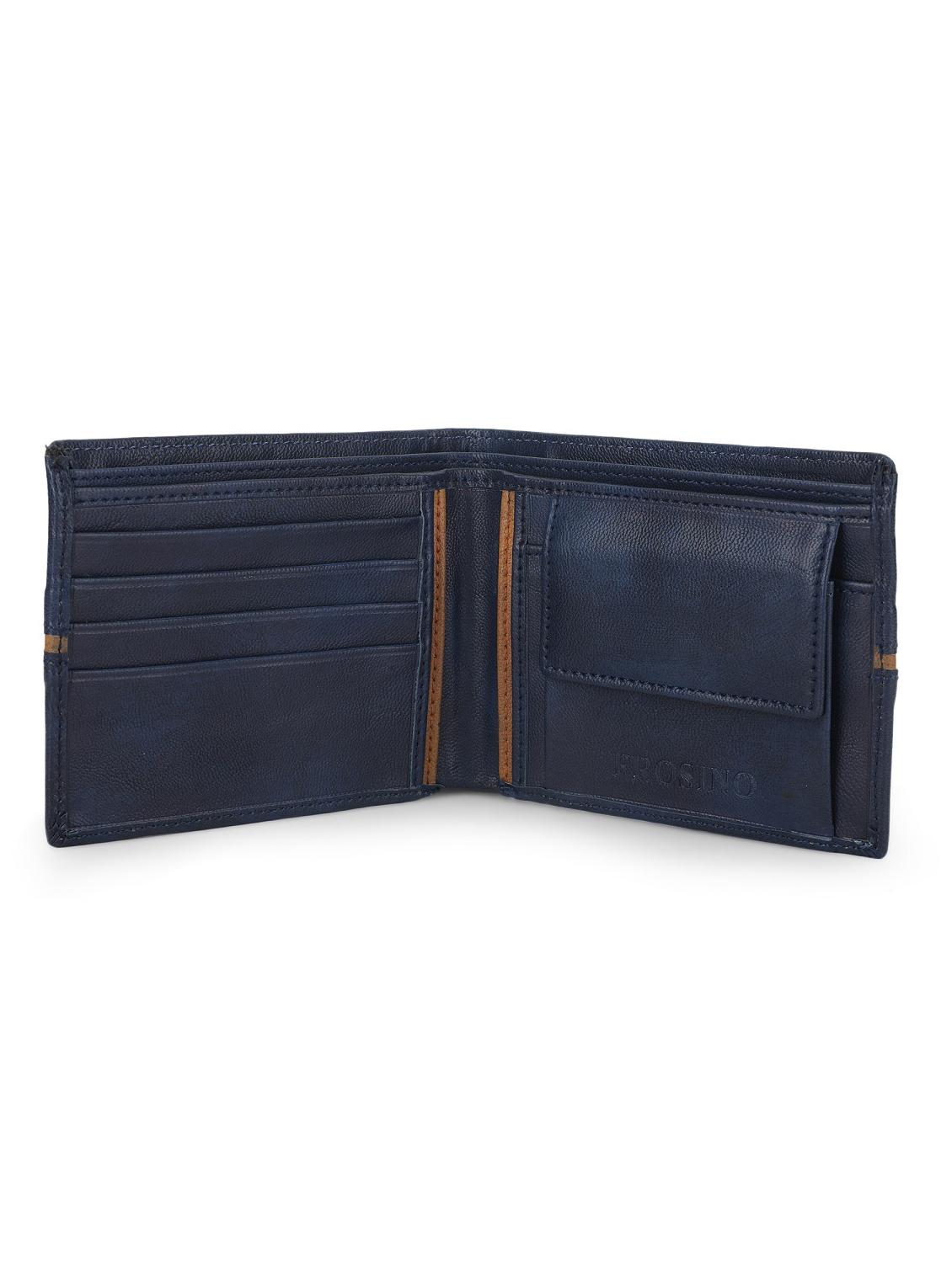 men blue striped leatherette wallet - 21962014 - Standard Image - 3
