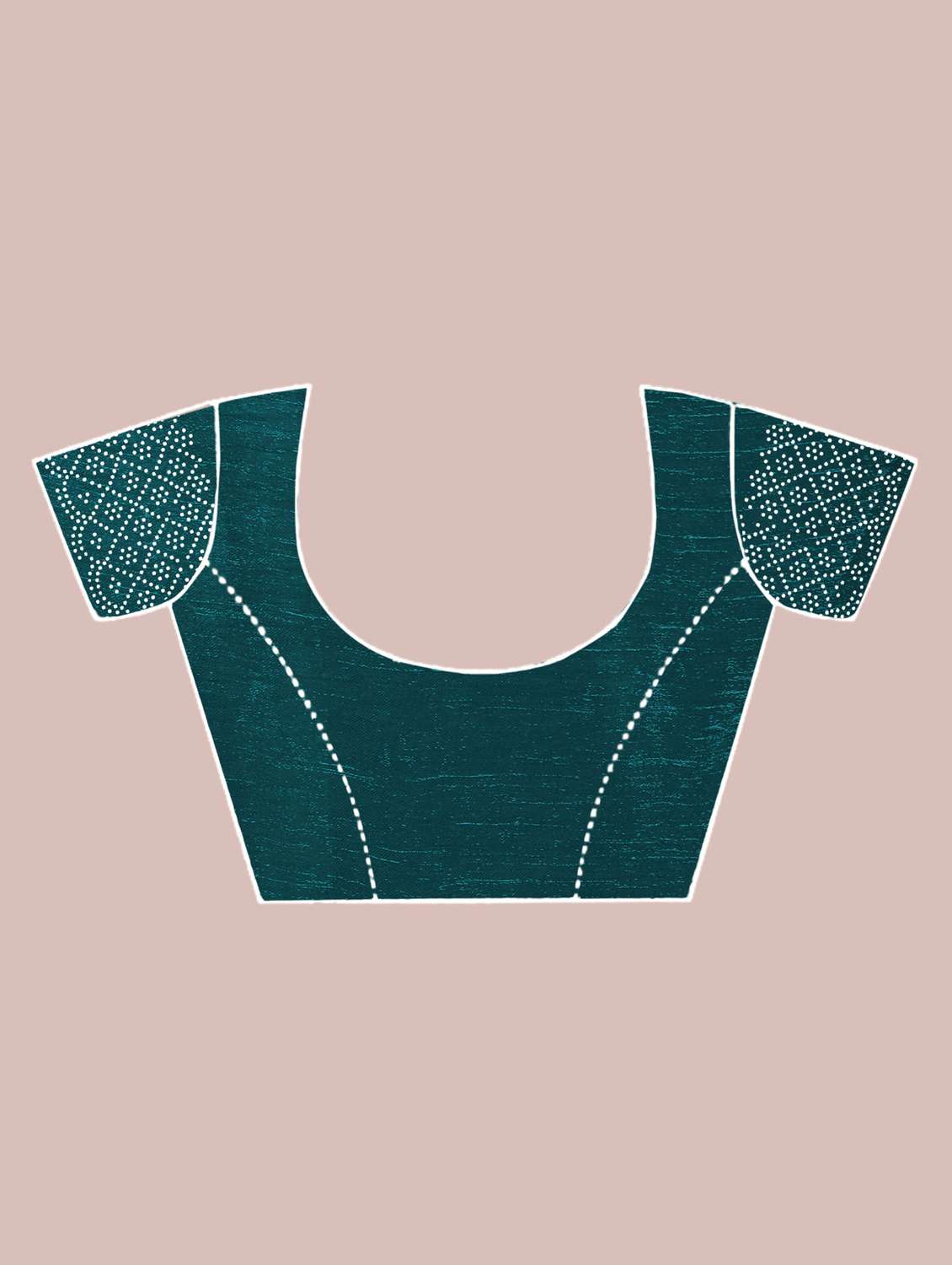 women solid with work embellished saree with blouse - 21962036 -  Standard Image - 5