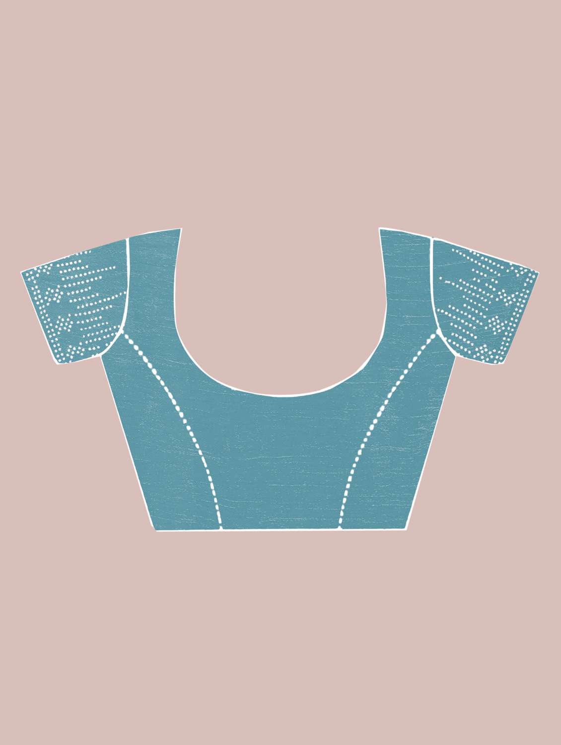 women solid with work embellished saree with blouse - 21962049 -  Standard Image - 5