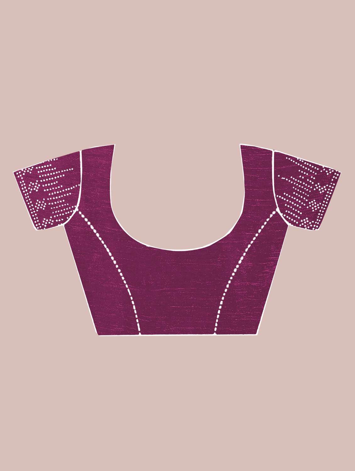 women solid with work embellished saree with blouse - 21962055 -  Standard Image - 5