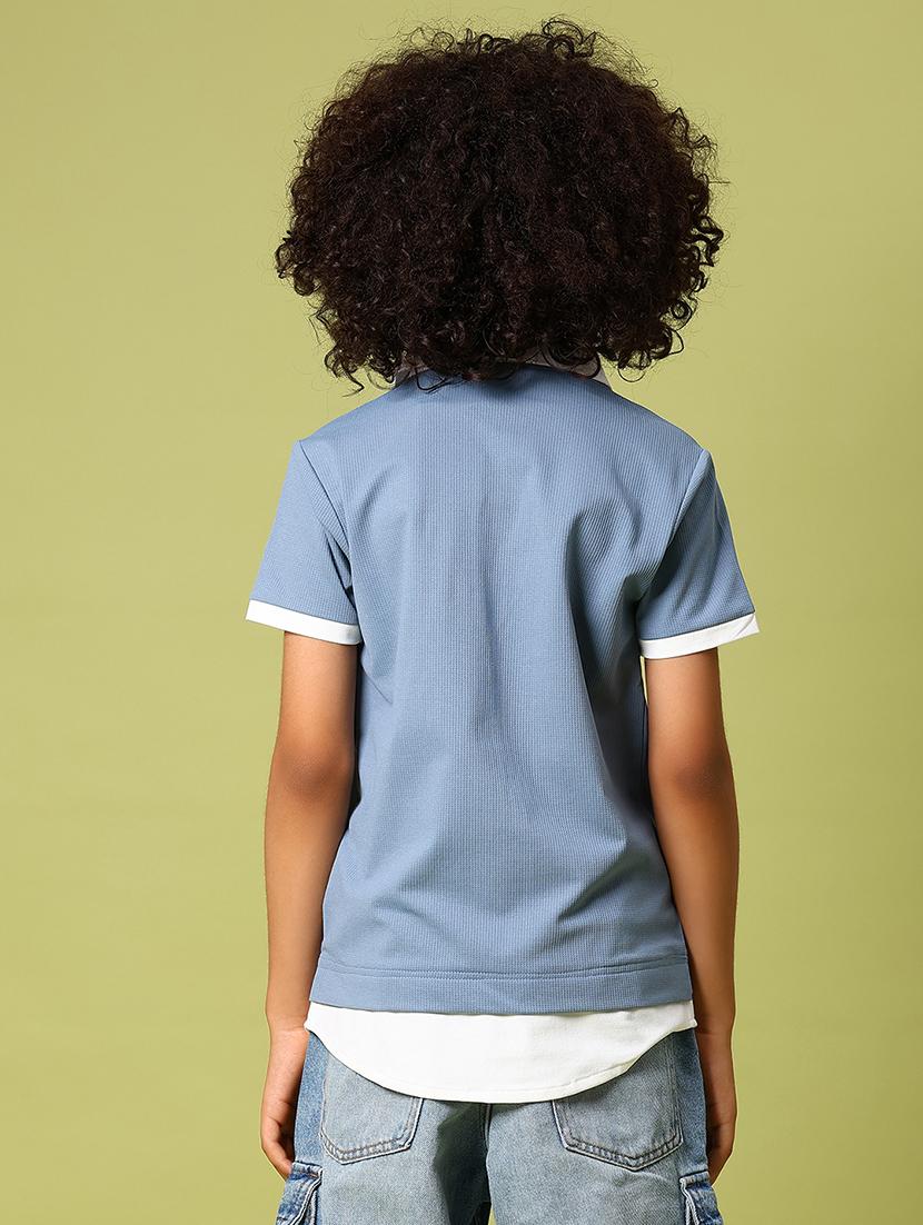 boys solid short sleeve regular fit polo t-shirt - 21962144 - Standard Image - 3