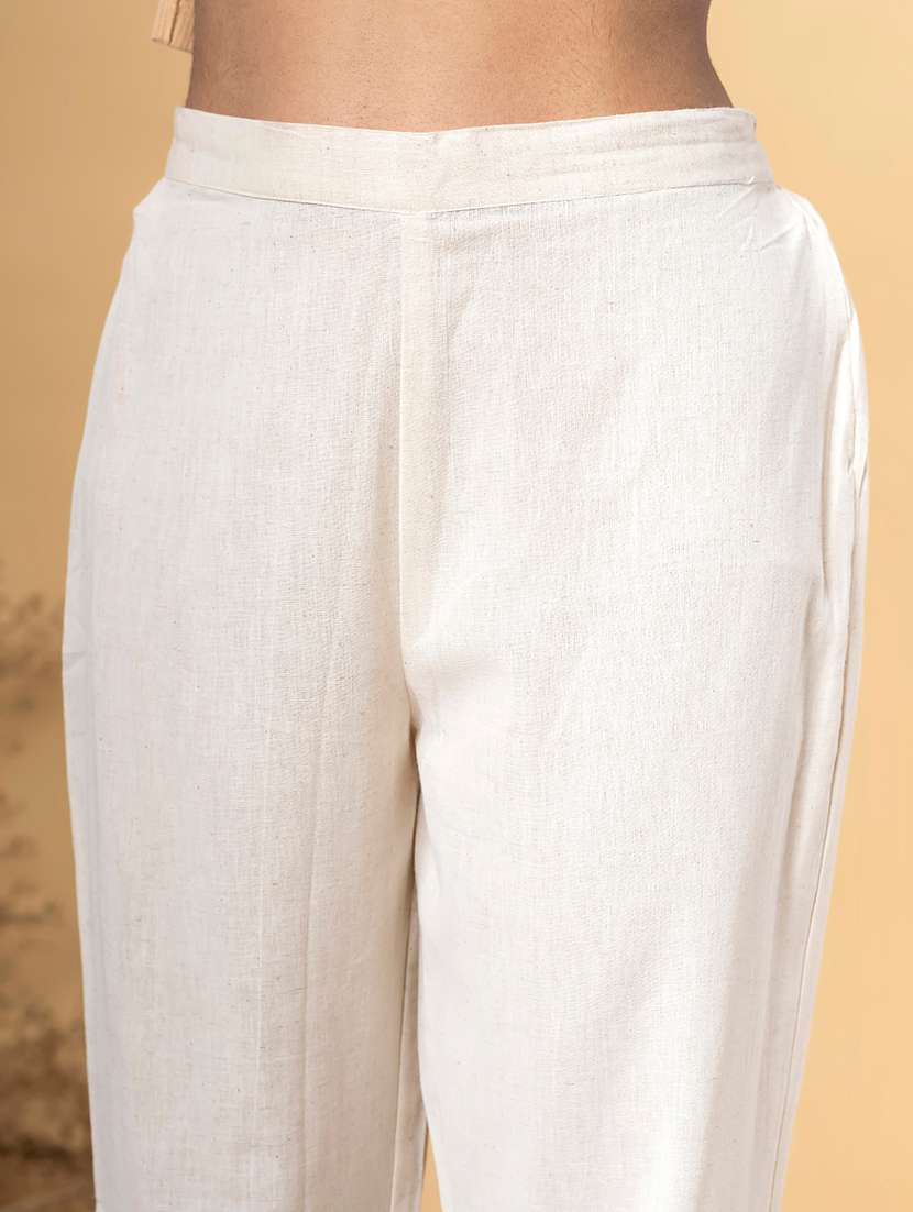 women printed three quarter sleeve kurta pant set - 21962219 -  Standard Image - 5