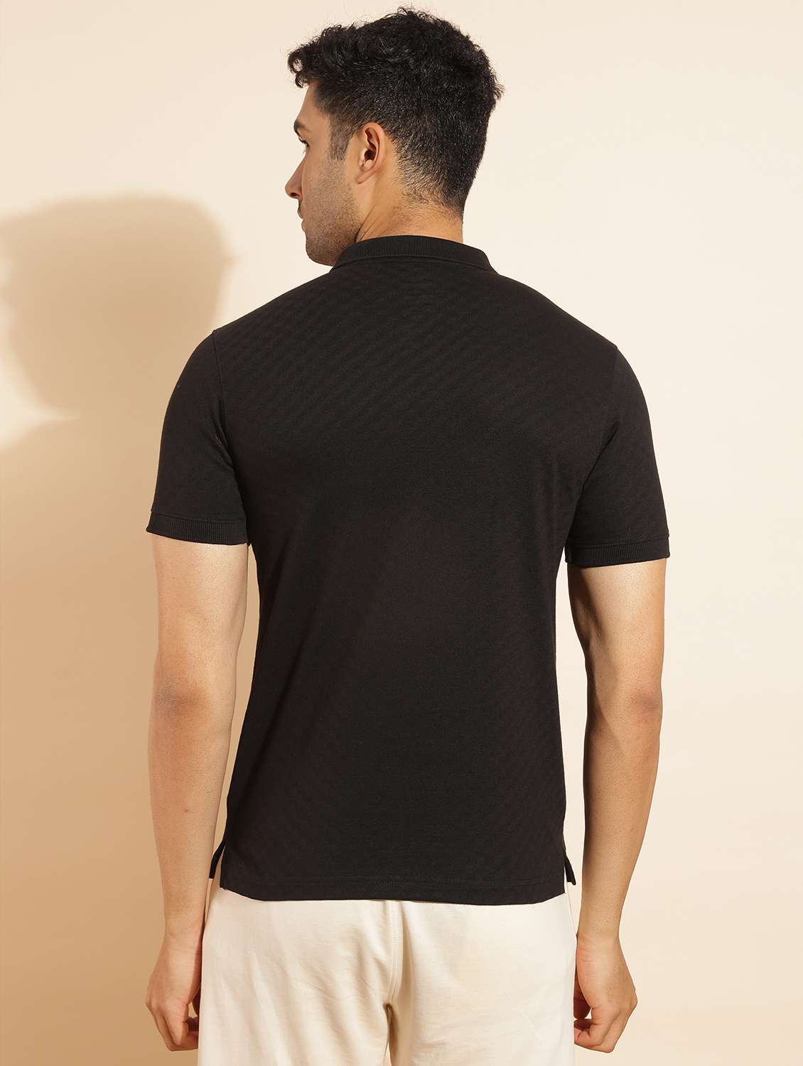 men pack of 2 solid short sleeve polo t-shirt - 21962374 -  Standard Image - 3