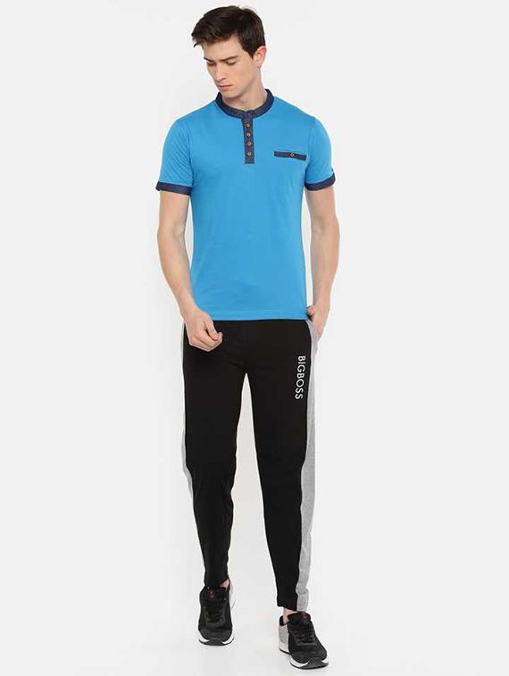 men solid short sleeve regular fit t-shirt - 21962421 - Standard Image - 3