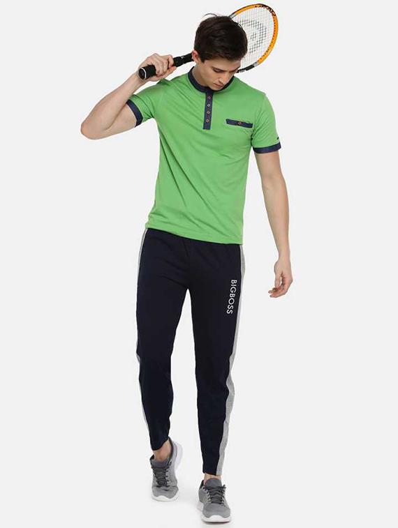 men solid short sleeve regular fit t-shirt - 21962423 - Standard Image - 3