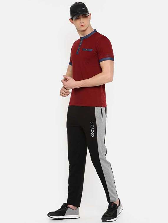 men pack of 2 solid short sleeve slim fit t-shirt - 21962430 -  Standard Image - 3