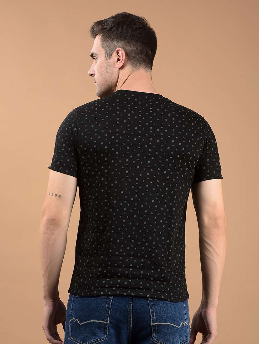 men pack of 2 printed short sleeve slim fit t-shirt - 21962439 -  Standard Image - 3