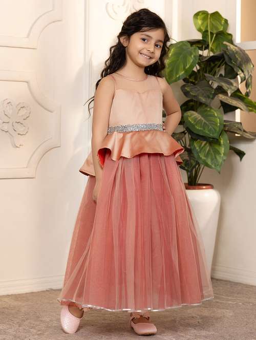 girls embellished sleeveless fit & flare dress - 21962521 - Standard Image - 0