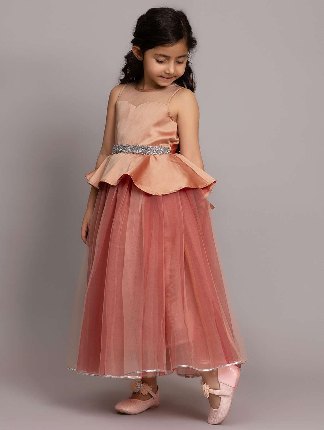 girls embellished sleeveless fit & flare dress - 21962521 - Standard Image - 3